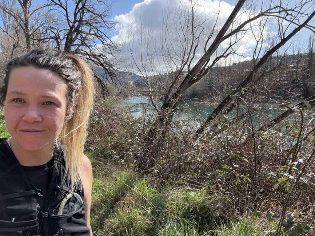 Kate Goodfellow on the Clyde River Track